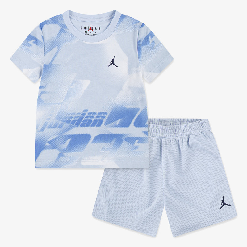 Jordan Komplet za djecu JDB TRIPLE TEAM AOP SHORT SET 