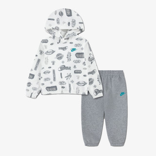 NIKE Trenirka NKB B NSW BRAND A AOP FLC PO S 