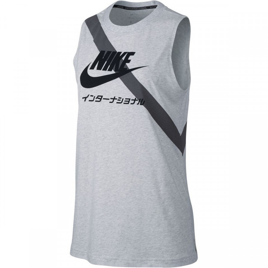 NIKE Top i majica bez rukava W NK INTL TANK SIGNAL SASH 