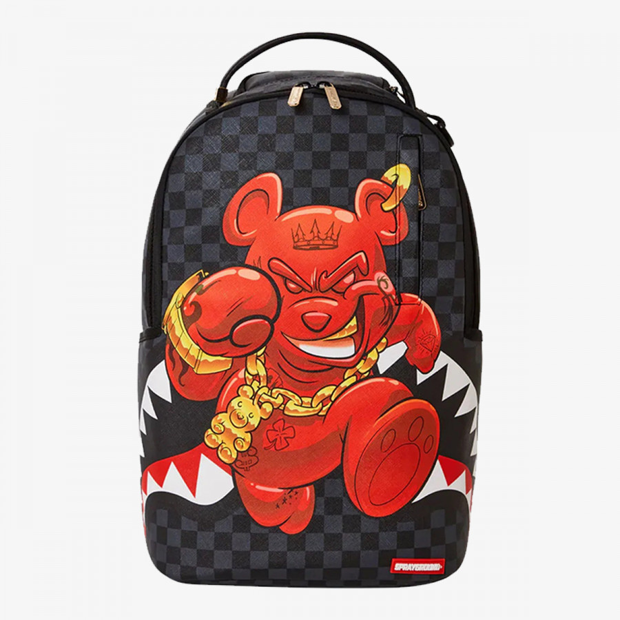 SPRAYGROUND Ruksak DIABLO BEAR OTR GREY CHECKER DLXR BACKPA 