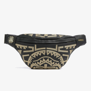 SPRAYGROUND Torba Ai TRIBAL GOLD SAVVY CROSSBODY TEDDY BEA 
