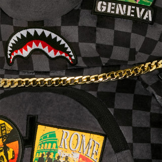 SPRAYGROUND Ruksak GLOBAL MOGUL LOST TICKET MONEY BEAR 
