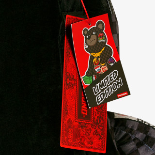 SPRAYGROUND Ruksak GLOBAL MOGUL LOST TICKET MONEY BEAR 