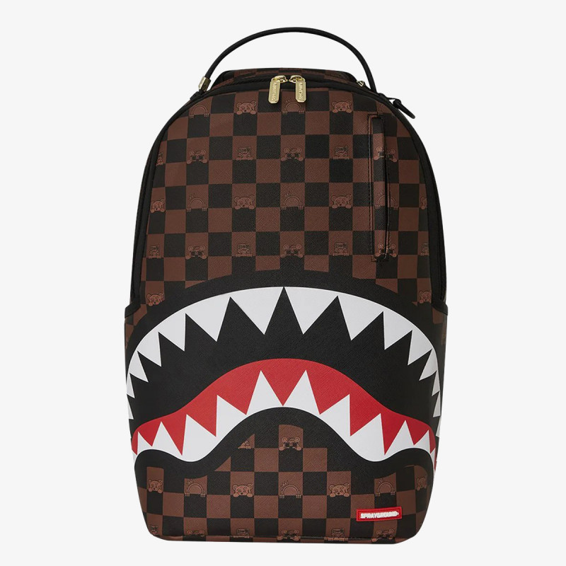 SPRAYGROUND Ruksak PEEKING CHARACTER CHECK BACKPACK 