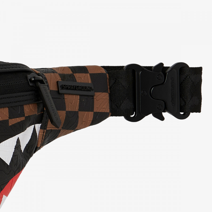 SPRAYGROUND Torbica oko struka CHECK 2 EMBOSS SAVVY CROSSBODY 