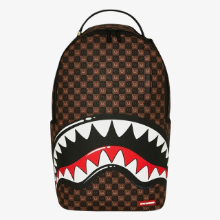 SPRAYGROUND Ruksak SHARKS IN PARIS WTF BUBBLE BROWN CHECK B 