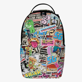 SPRAYGROUND Ruksak PUNK STICKER SHARK BACKPACK 