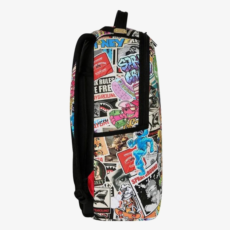 SPRAYGROUND Ruksak PUNK STICKER SHARK BACKPACK 