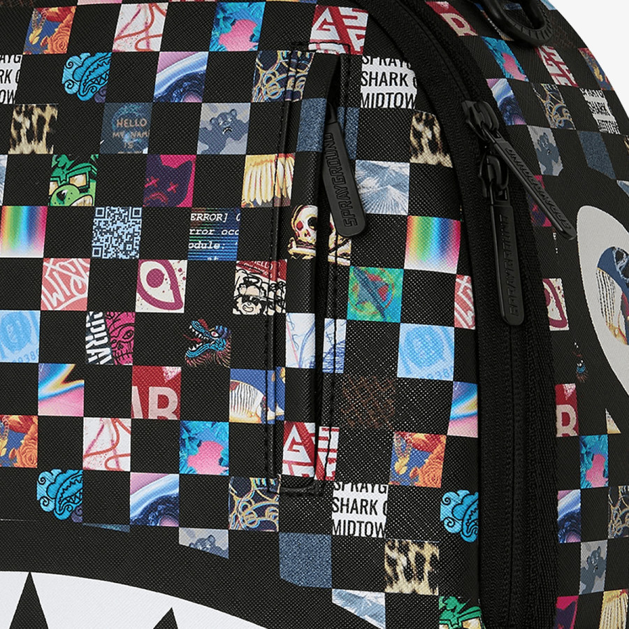 SPRAYGROUND Ruksak CRAZY CHECK BACKPACK 