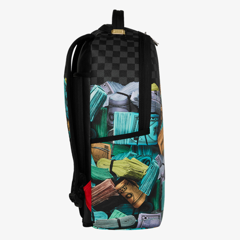 SPRAYGROUND Ruksak MONOPOLY MONEY STACKS BACKPACK 