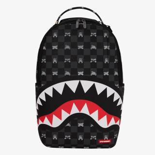 SPRAYGROUND Ruksak GRAY PEEKING CHARACTER CHECK BACKPACK 