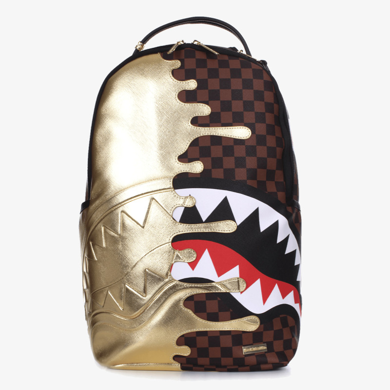 SPRAYGROUND Ruksak SHARKS IN PARIS GOLD DRIP BACKPACK 
