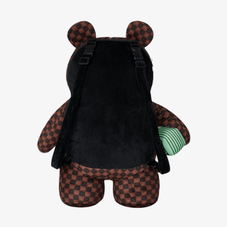 SPRAYGROUND Ruksak SHARKS IN PARIS WTF BUBBLE BROWN CHECK M 