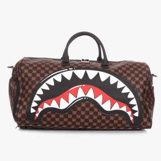 SPRAYGROUND Ruksak SHARKS IN PARIS WTF BUBBLE BROWN CHECK D 