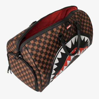 SPRAYGROUND Ruksak SHARKS IN PARIS WTF BUBBLE BROWN CHECK D 