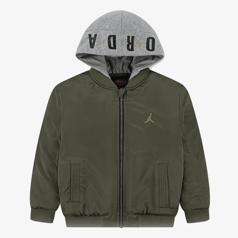 JORDAN Jakna JDN BIG LOGO HOODED BOMBER