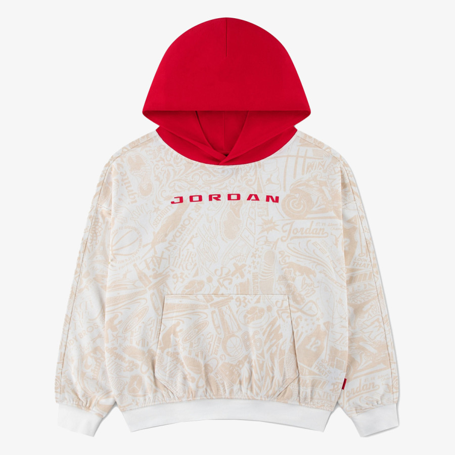 JORDAN Majica s kapuljačom JDB MJ BRK LSR PO HOODIE 