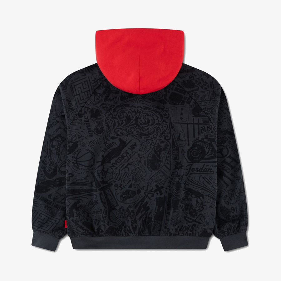 JORDAN Majica s kapuljačom JDB MJ BRK LSR PO HOODIE 