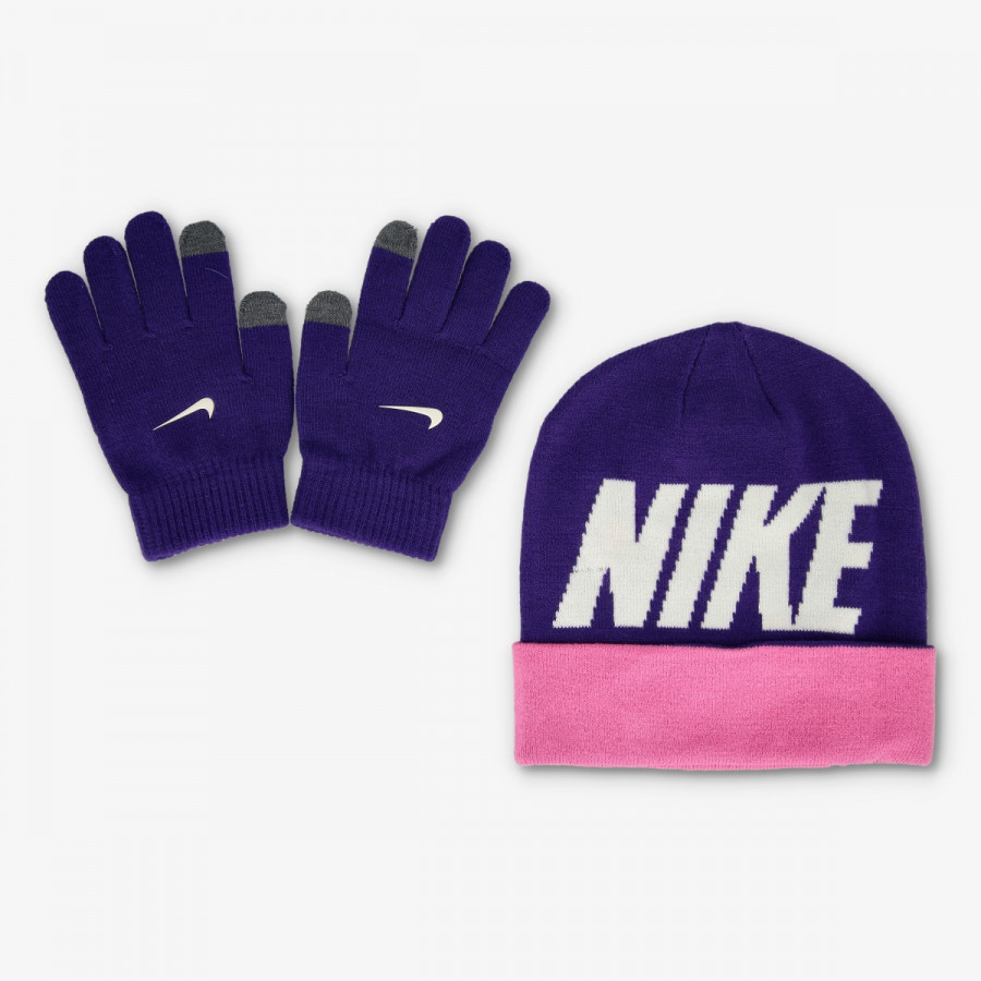 NIKE Komplet za djecu NAN WORDMARK COLORBLOCK BEANIE 