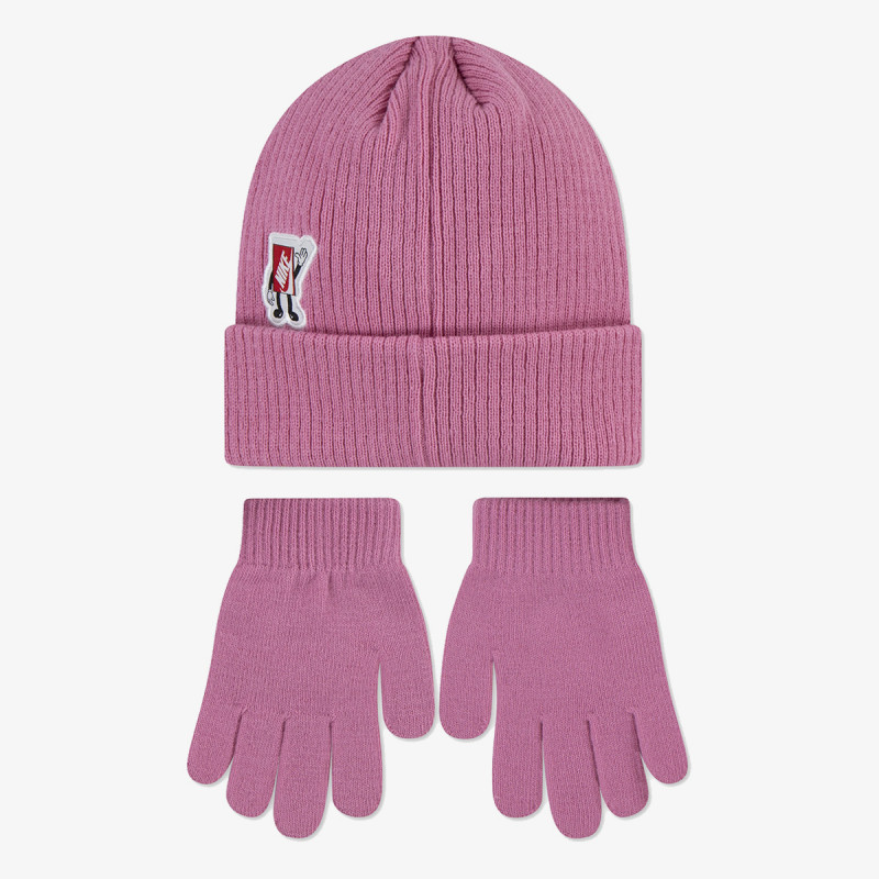 NIKE Komplet za djecu NAN NIKE PATCH PEAK BEANIE SET 