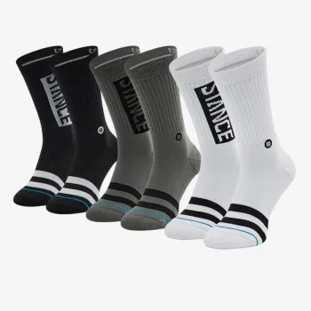 STANCE Čarape A556C20OG3-BLW STANCE OG 3 PACK BLACKWHI 