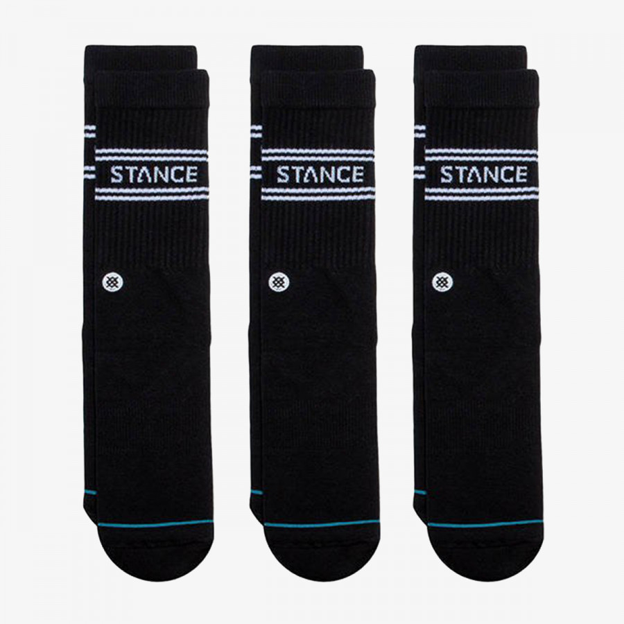 STANCE Čarape A556D20SRO-BLK STANCE BASIC  3 PACK CREW 