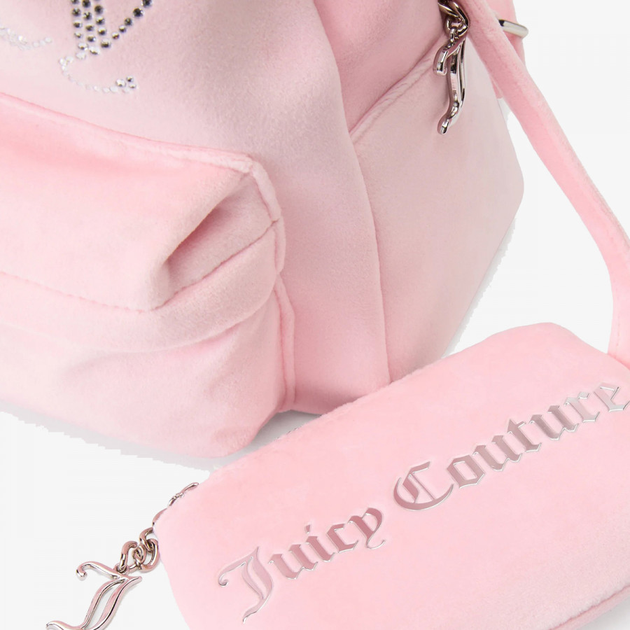 JUICY COUTURE Ruksak Kimberly Backpack Polyester Juicy Pink 