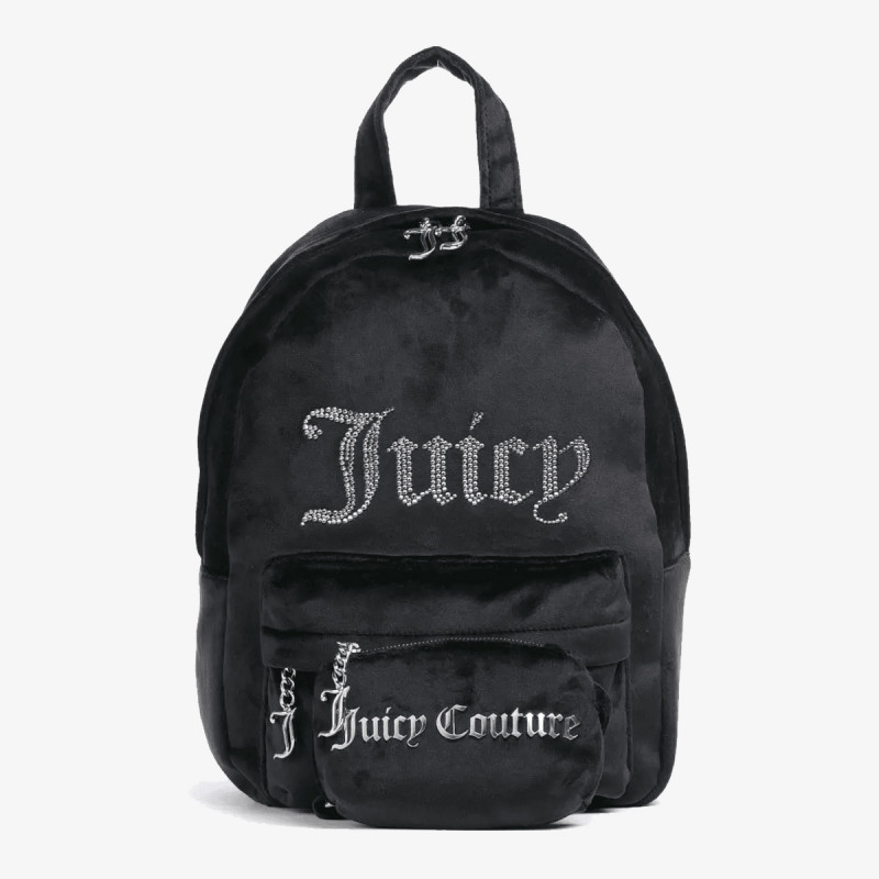 JUICY COUTURE Torba Kimberly Crossbody w/ Fla Polyester Blac 
