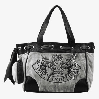 JUICY COUTURE Torba Daydreamer L. Duoble Hand Cotton/ PU Gre 