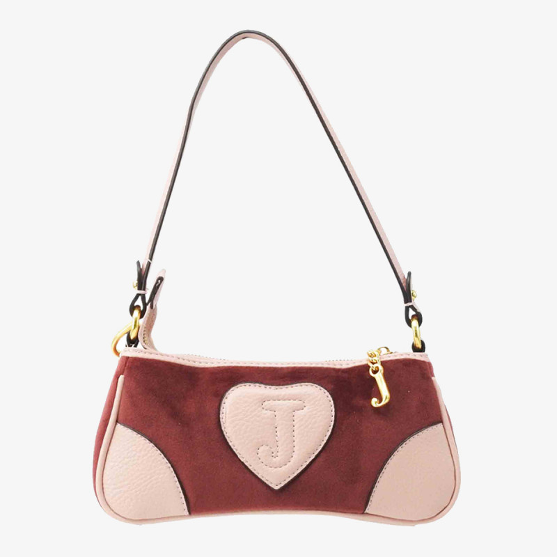 JUICY COUTURE Torba Daydreamer S. Hobo Polyester/PU Dark Red 