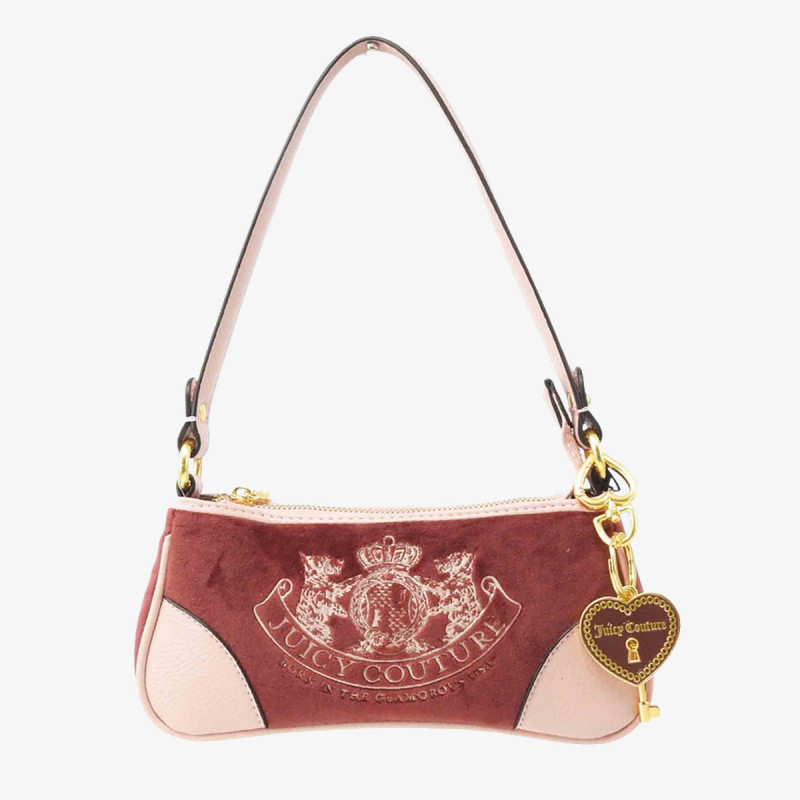 JUICY COUTURE Torba Daydreamer S. Hobo Polyester/PU Dark Red 