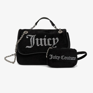 JUICY COUTURE Torba KIMBERLY CROSSBODY POLYESTER/PU Black 