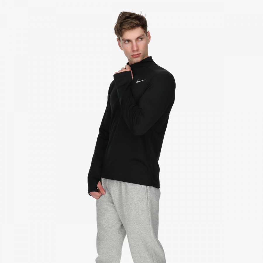 NIKE Majica dugih rukava s polu patentom Pacer 