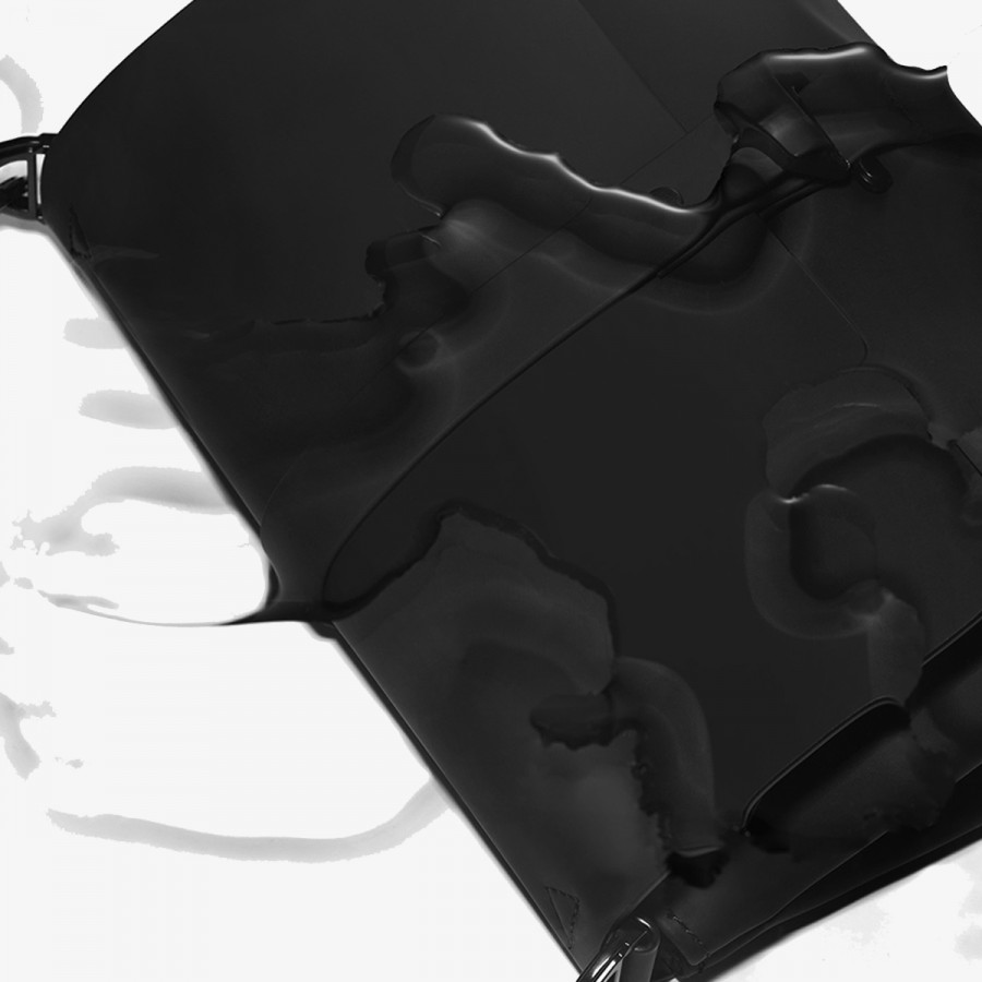 Gaston Luga Torbica oko struka Spläsh Crossbody Bag - Black 