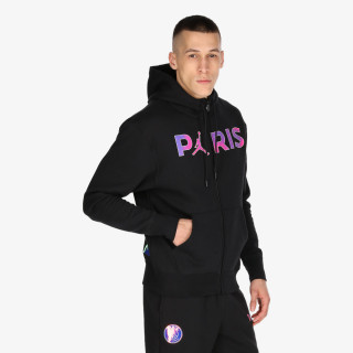 NIKE Majica s kapuljačom na patent JORDAN PARIS SAINT GERMAIN FLIGHT FLEECE 