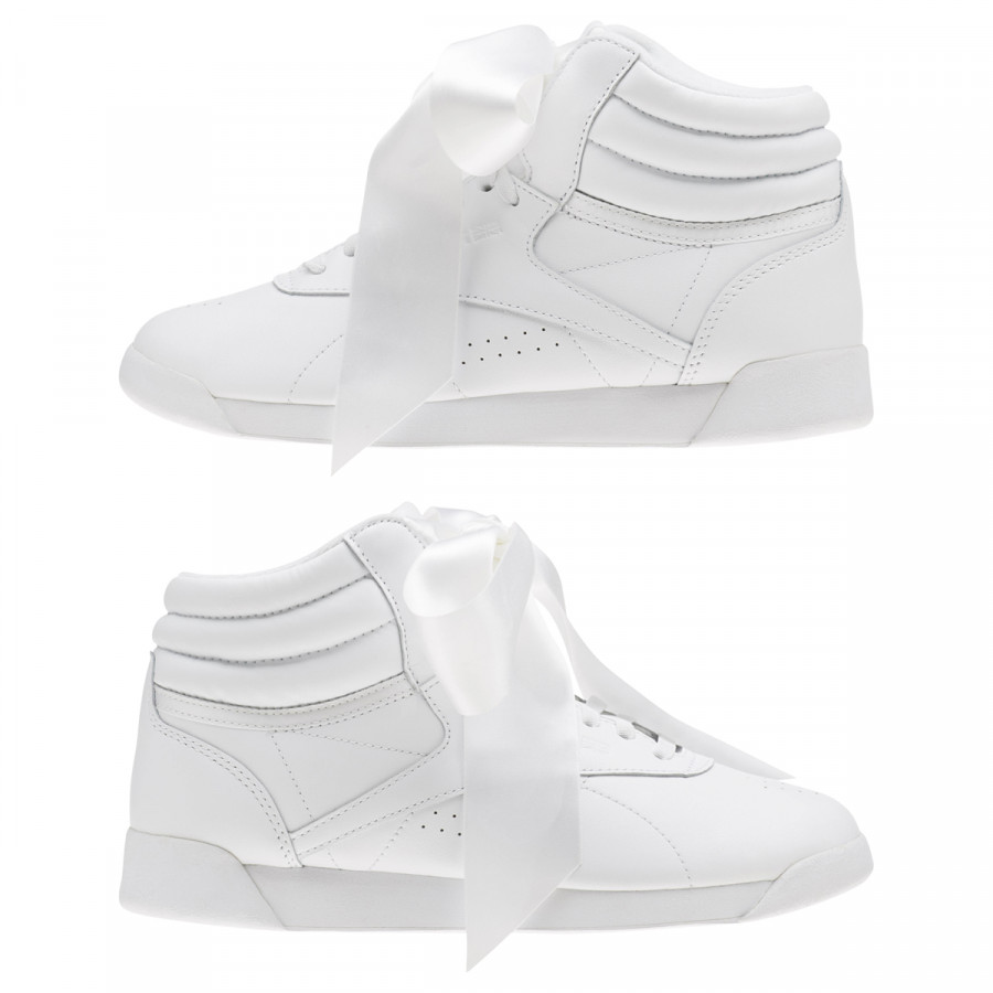 Reebok Tenisice F/S HI SATIN BOW WHITE/SKULL GREY 