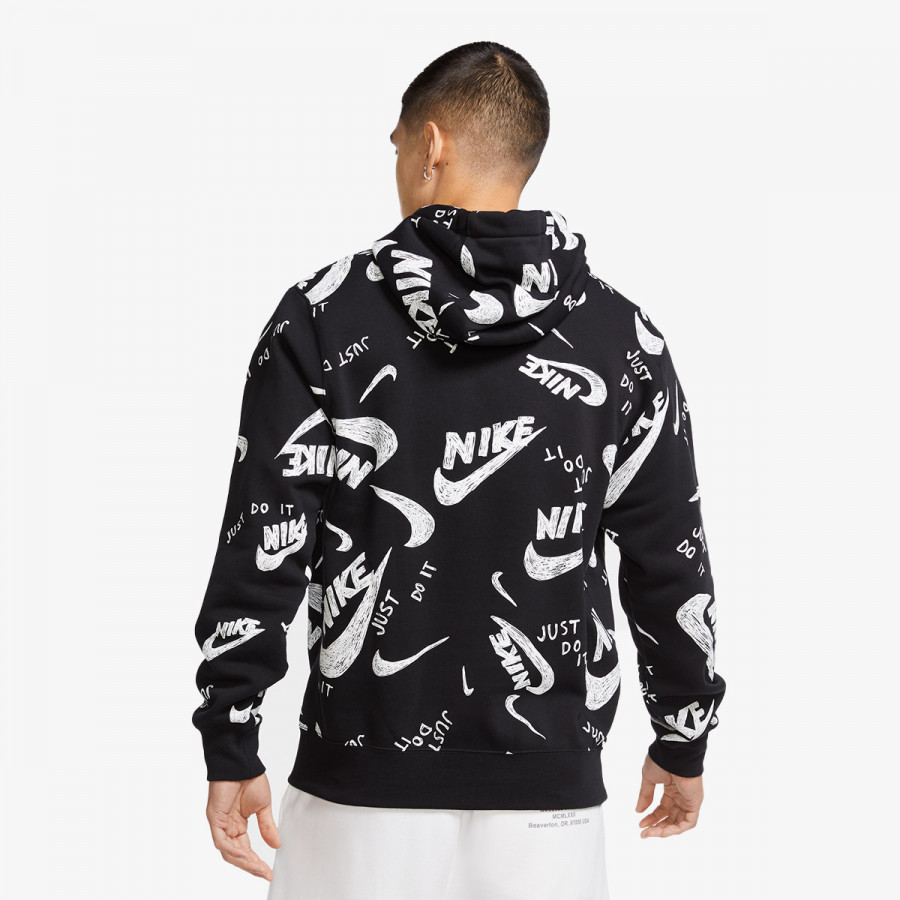 NIKE Majica s kapuljačom M NSW CLUB HOODIE PO BB AOP 1 