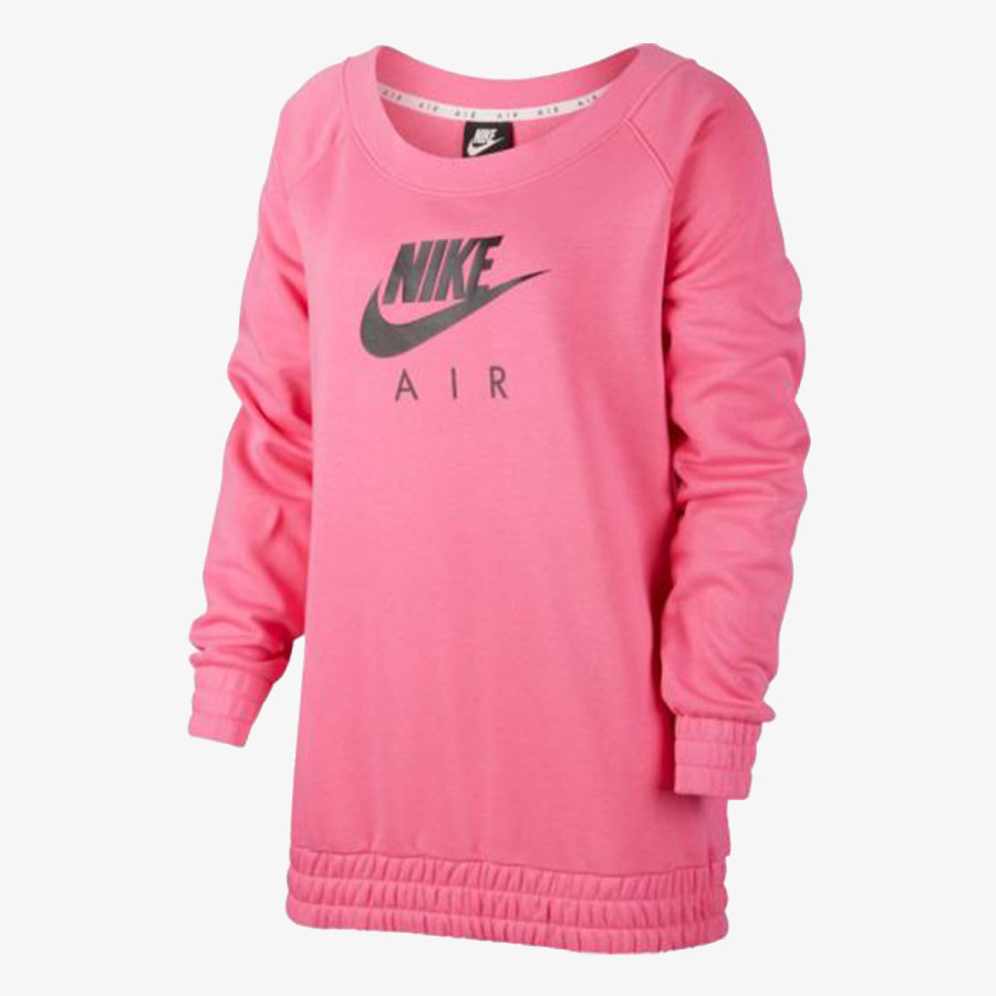 NIKE Majica bez kragne W NSW AIR CREW OS FLC 