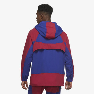 NIKE Majica dugih rukava s polu patentom FCB M NSW RE-ISSUE JKT HD WVN 