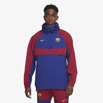 NIKE Majica dugih rukava s polu patentom FCB M NSW RE-ISSUE JKT HD WVN 