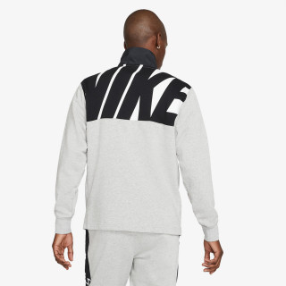 NIKE Majica dugih rukava s polu patentom M NSW CE HZ FT TOP SNL ++ 