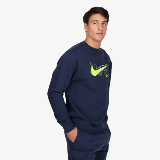 NIKE Majica bez kragne M NSW CREW PRNT PACK BB 