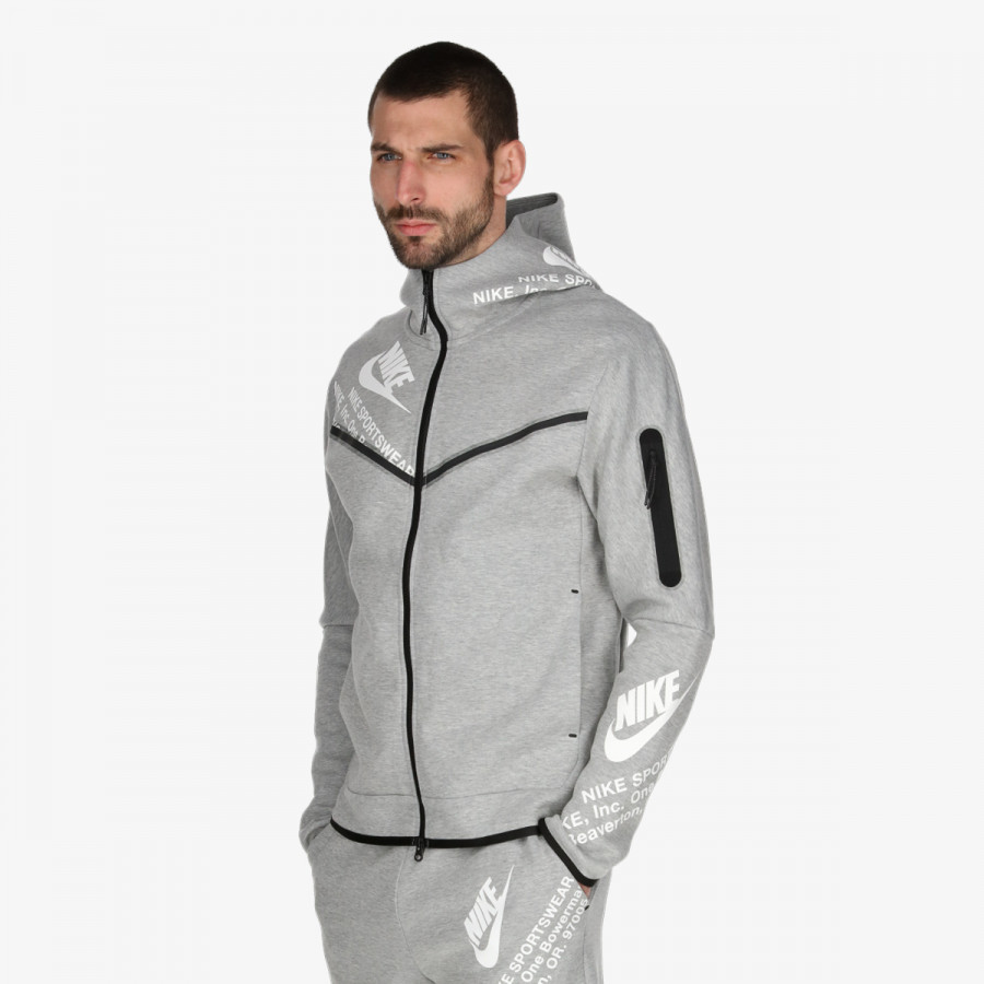 NIKE Majica s kapuljačom na patent M NSW TCH FLC FZ WR GX HOODIE 