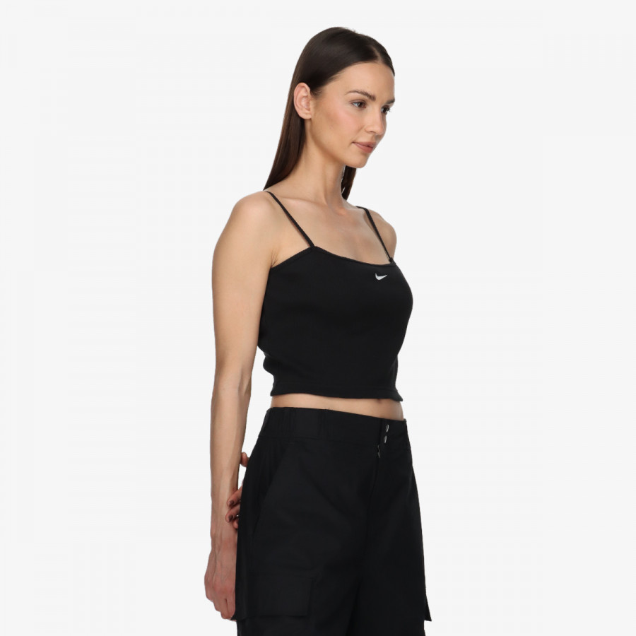 NIKE Top i majica bez rukava ESSNTL RIB CROP 