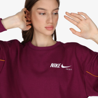 NIKE Majica bez kragne W NK DF GET FT GRX FLC CRW 