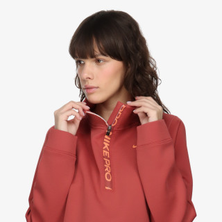 NIKE Majica dugih rukava s polu patentom Dri-Fit 