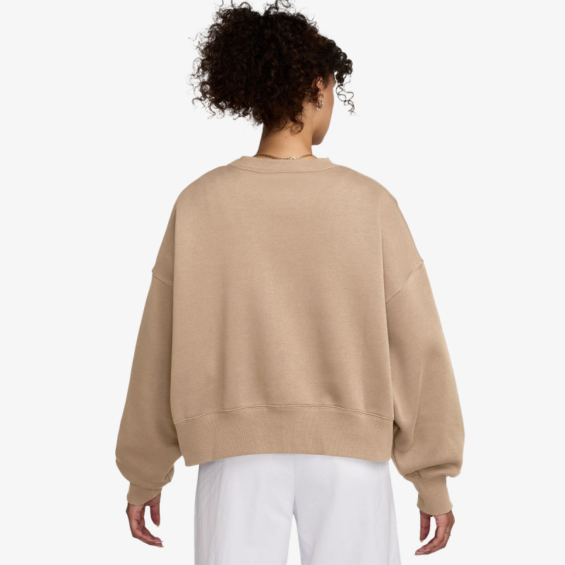 NIKE Majica bez kragne W NSW PHNX FLC OOS CREW 