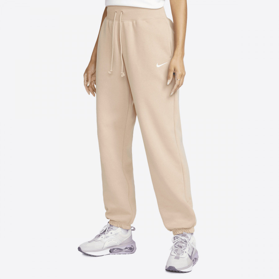 NIKE Donji dio trenirke W NSW PHNX FLC HR PANT OS 