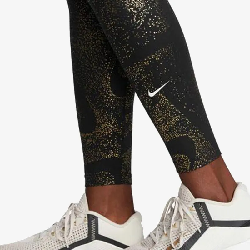 NIKE Tajice W NK ONE DF MR TGHT AOP 
