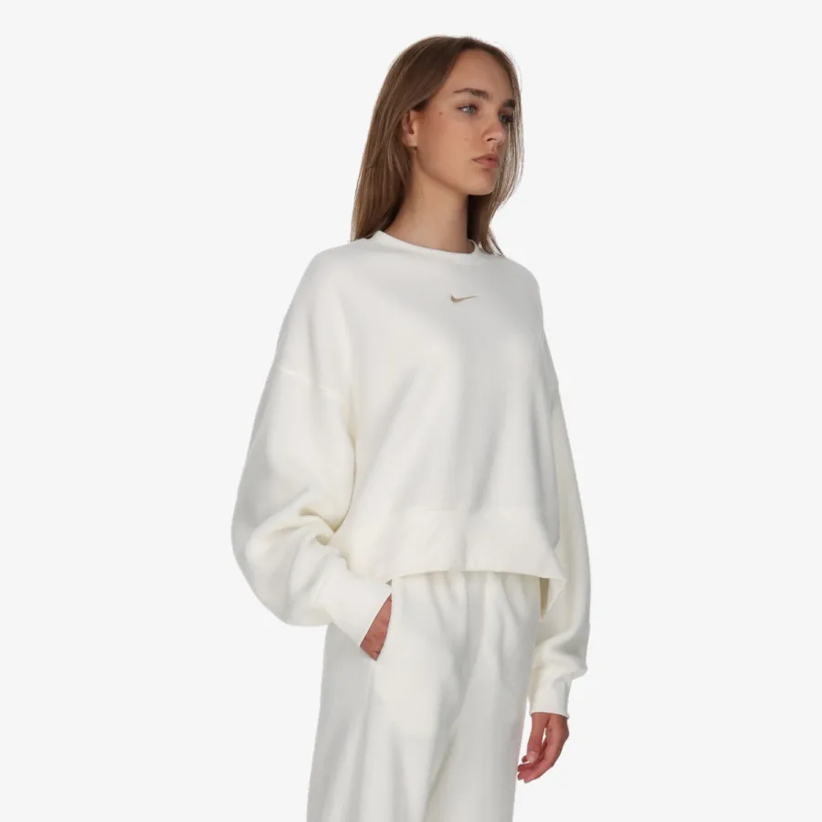 NIKE Majica bez kragne W NSW PLSH MOD CROP CREW 